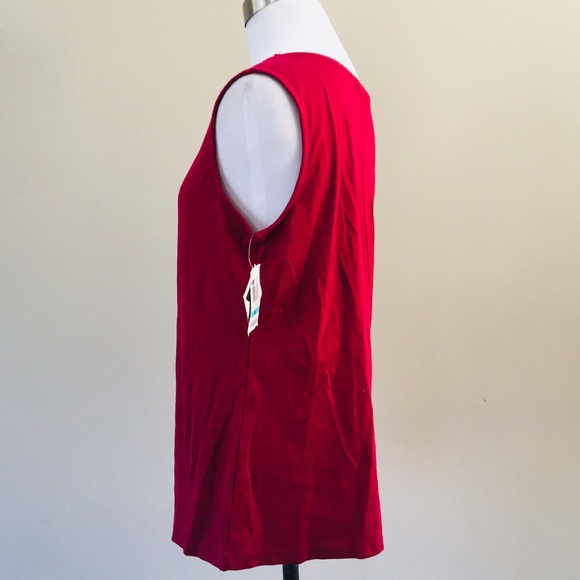 JMCollection Woman Plus Size Red Pullover - Picture 4 of 7